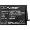 Batterie pour Nokia WT340 (4850 mAh/18.67 Wh, 3.85 V)