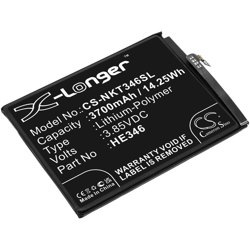 Batterie pour Nokia 7 Plus (3700 mAh/14.25 Wh, 3.85 V)
