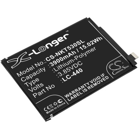 Batterie pour Nokia Nokia 5.3 (3900 mAh/15.02 Wh, 3.85 V)