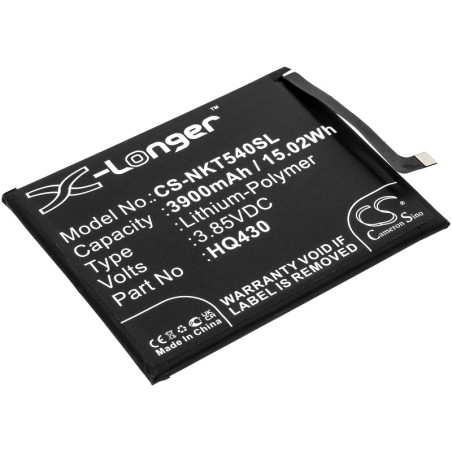 Batterie pour Nokia Nokia 5.4 (3900 mAh/15.02 Wh, 3.85 V)