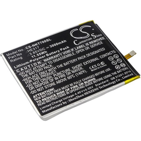 Batterie pour Nokia 7 Premium Edition (3000 mAh/11.55 Wh, 3.85 V)