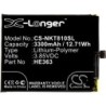 Batterie pour Nokia 8.1 (3300 mAh/12.71 Wh, 3.85 V)