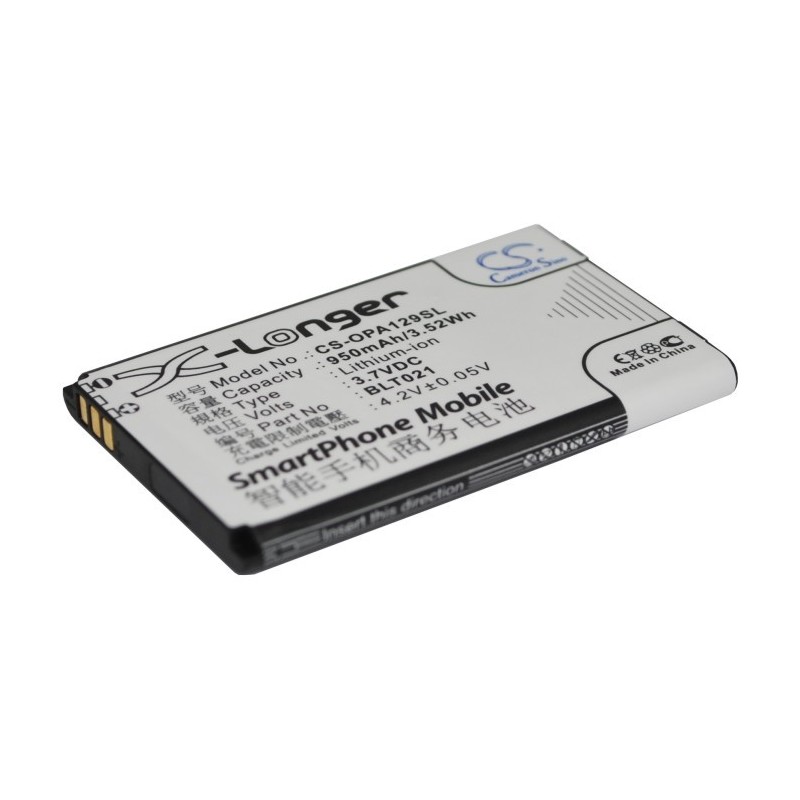 Batterie pour Oppo A129 (950 mAh/3.52 Wh, 3.7 V)