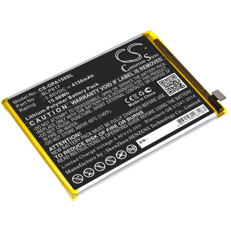 Batterie pour Oppo CPH2185 (4150 mAh/15.98 Wh, 3.85 V)