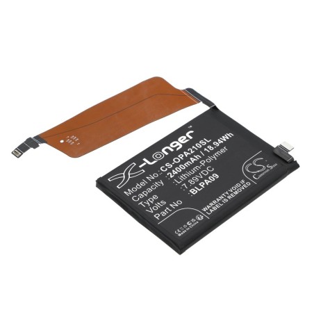 Batterie pour OnePlus Ace 2 Pro (2400 mAh/18.94 Wh, 7.89 V)
