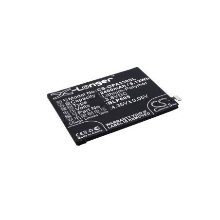 Batterie pour Oppo A33w (2400 mAh/9.12 Wh, 3.8 V)