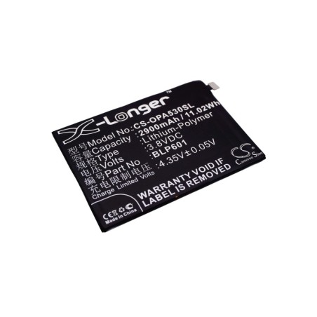 Batterie pour Oppo A53 (2900 mAh/11.02 Wh, 3.8 V)
