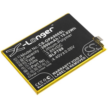 Batterie pour Oppo A9x (3900 mAh/15.02 Wh, 3.85 V)