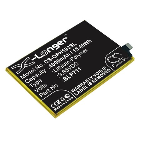 Batterie pour Oppo 1923 (4000 mAh/15.4 Wh, 3.85 V)