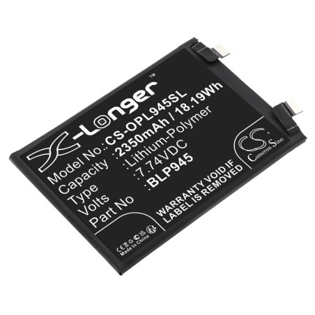 Batterie pour OnePlus ACE Pro (2350 mAh/18.19 Wh, 7.74 V)