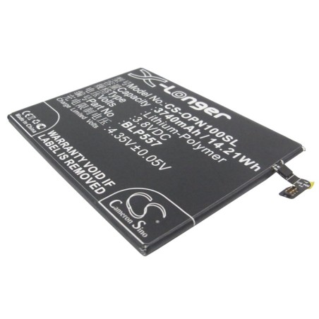 Batterie pour Oppo N1 (3740 mAh/14.21 Wh, 3.8 V)