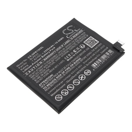 Batterie pour OnePlus CPH2611 (2550 mAh/19.94 Wh, 7.82 V)