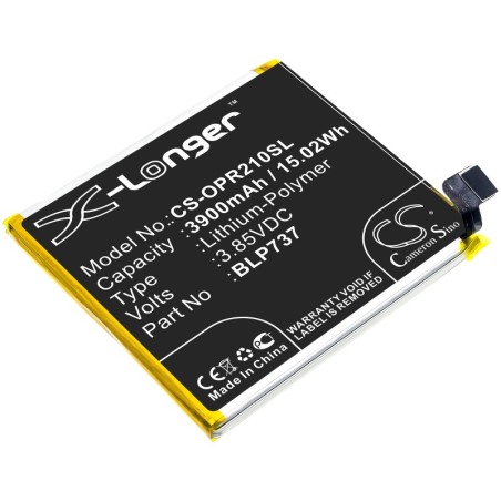 Batterie pour Oppo CPH1945 (3900 mAh/15.02 Wh, 3.85 V)
