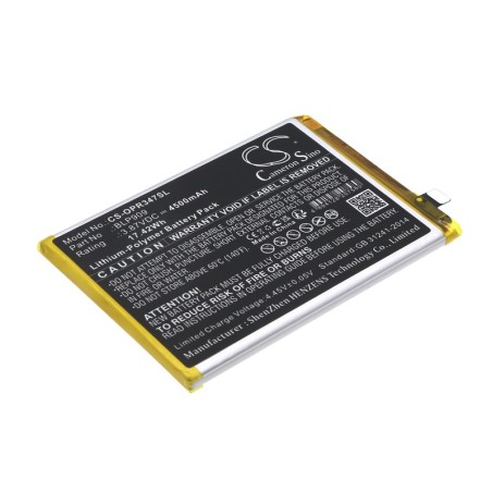 Batterie pour Realme 9 (4500 mAh/17.42 Wh, 3.87 V)