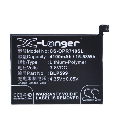 Batterie pour Oppo R7 Plus (4100 mAh/15.58 Wh, 3.8 V)