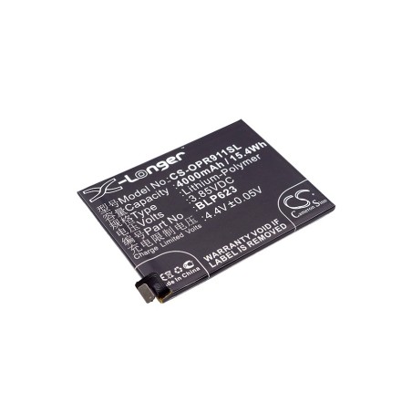 Batterie pour Oppo R9s Plus (4000 mAh/15.4 Wh, 3.85 V)