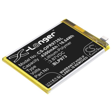 Batterie pour Oppo PHM110 (4300 mAh/16.64 Wh, 3.87 V)