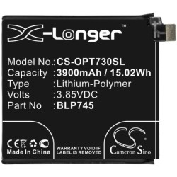 Batterie pour OnePlus HD1925 (3900 mAh/15.02 Wh, 3.85 V)