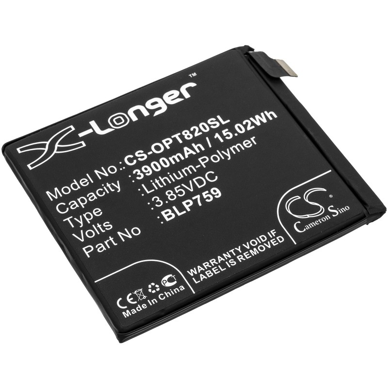 Batterie pour OnePlus 8 Pro (3900 mAh/15.02 Wh, 3.85 V)