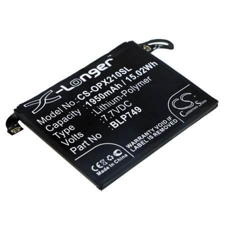 Batterie pour Oppo RMX1931 (1950 mAh/15.02 Wh, 7.7 V)