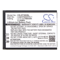 Batterie pour MTC 252 (700 mAh/2.59 Wh, 3.7 V)