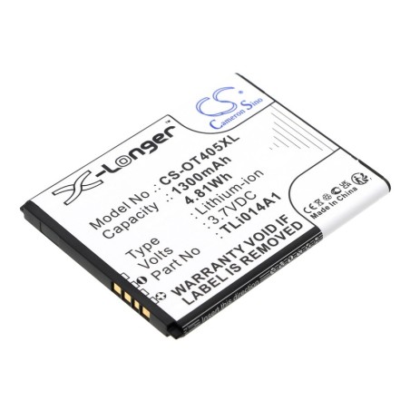 Batterie pour T-Mobile Evolve (1300 mAh/4.81 Wh, 3.7 V)