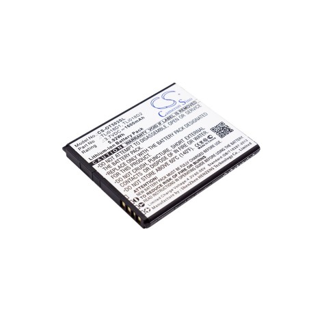 Batterie pour Alcatel One Touch Pop D5 (1600 mAh/5.92 Wh, 3.7 V)