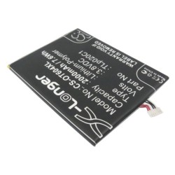 Batterie pour Alcatel OT-6040D (2000 mAh/7.6 Wh, 3.8 V)
