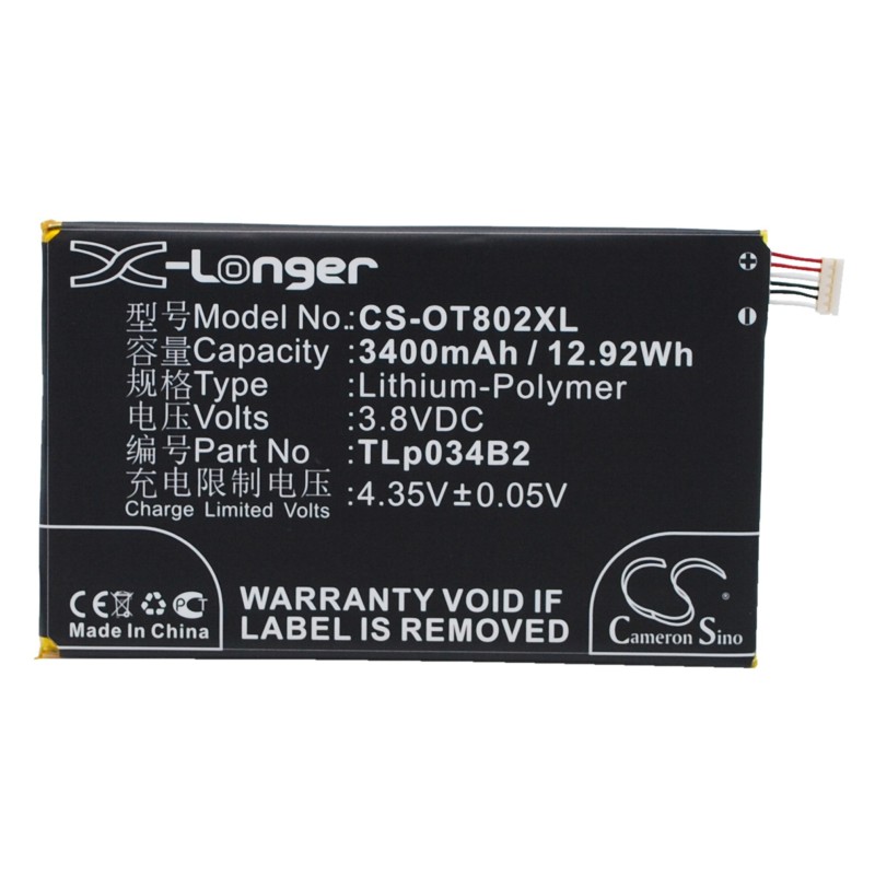 Batterie pour SRF StarXtrem 2 (3400 mAh/12.92 Wh, 3.8 V)