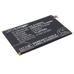 Batterie pour Alcatel OT-8020X (3400 mAh/12.92 Wh, 3.8 V)