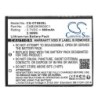 Batterie pour TCL E330 (800 mAh/2.96 Wh, 3.7 V)