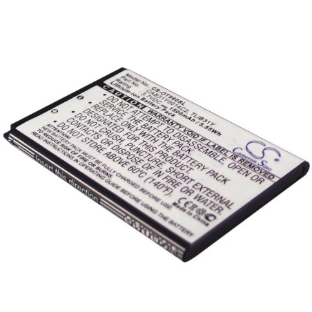 Batterie pour Alcatel TLiB31Y (1500 mAh/5.55 Wh, 3.7 V)