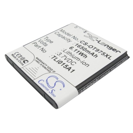 Batterie pour Vodafone Smart III (1650 mAh/6.11 Wh, 3.7 V)