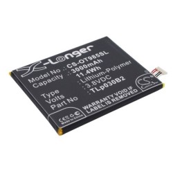 Batterie pour Alcatel One Touch Flash 2 (3000 mAh/11.4 Wh, 3.8 V)