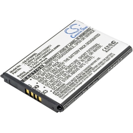 Batterie pour Alcatel OT-993D (1500 mAh/5.55 Wh, 3.7 V)
