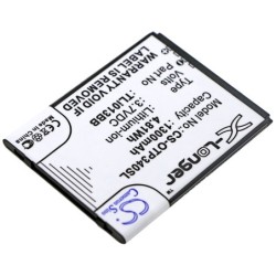Batterie pour Alcatel OT-4013J (1300 mAh/4.81 Wh, 3.7 V)