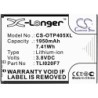 Batterie pour Alcatel OT-5045A (1950 mAh/7.41 Wh, 3.8 V)