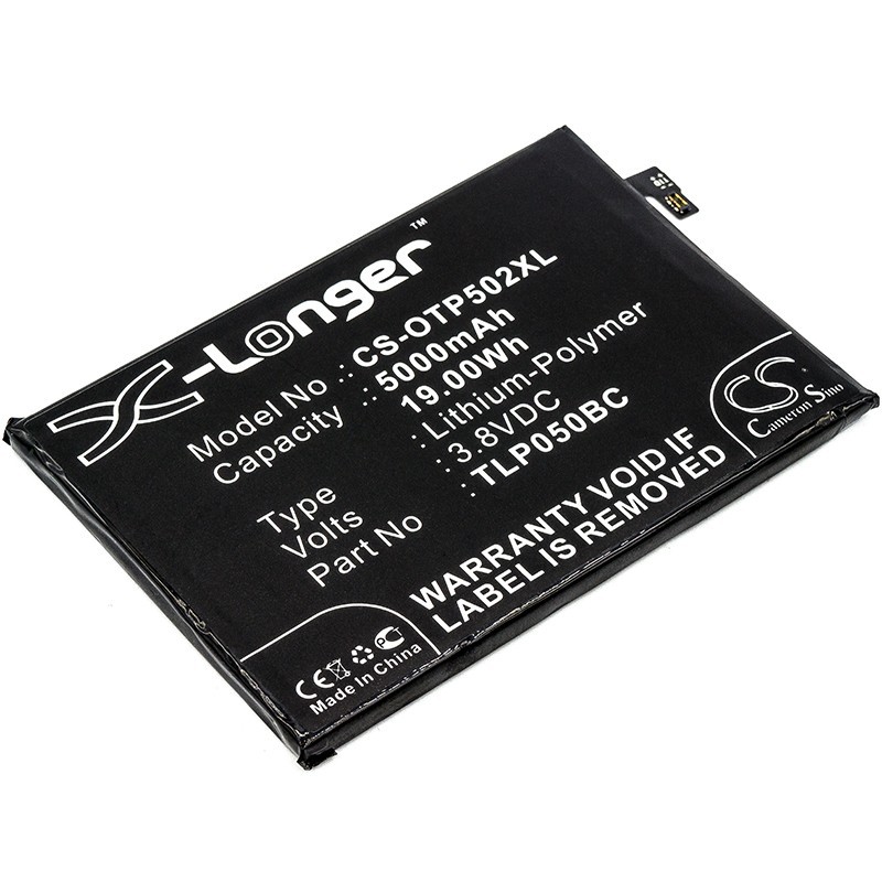 Batterie pour Alcatel 5023F (5000 mAh/19 Wh, 3.8 V)
