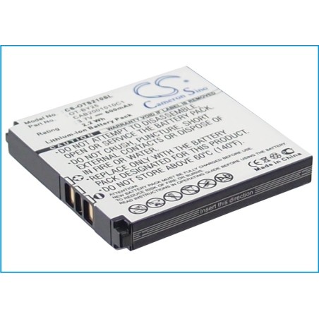 Batterie pour Alcatel OT-S218 (600 mAh/2.22 Wh, 3.7 V)