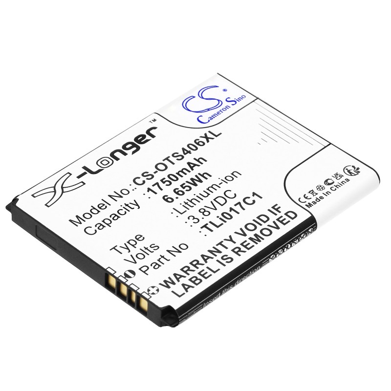 Batterie pour AT&T TLi017C7 (1750 mAh/6.65 Wh, 3.8 V)