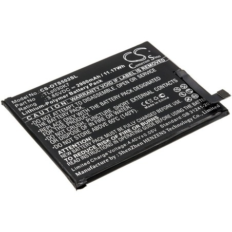 Batterie pour Alcatel 1S (2900 mAh/11.17 Wh, 3.85 V)
