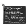 Batterie pour Alcatel A30 (2400 mAh/9.24 Wh, 3.85 V)