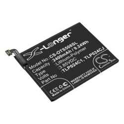 Batterie pour Alcatel 1X Evolve (2400 mAh/9.24 Wh, 3.85 V)