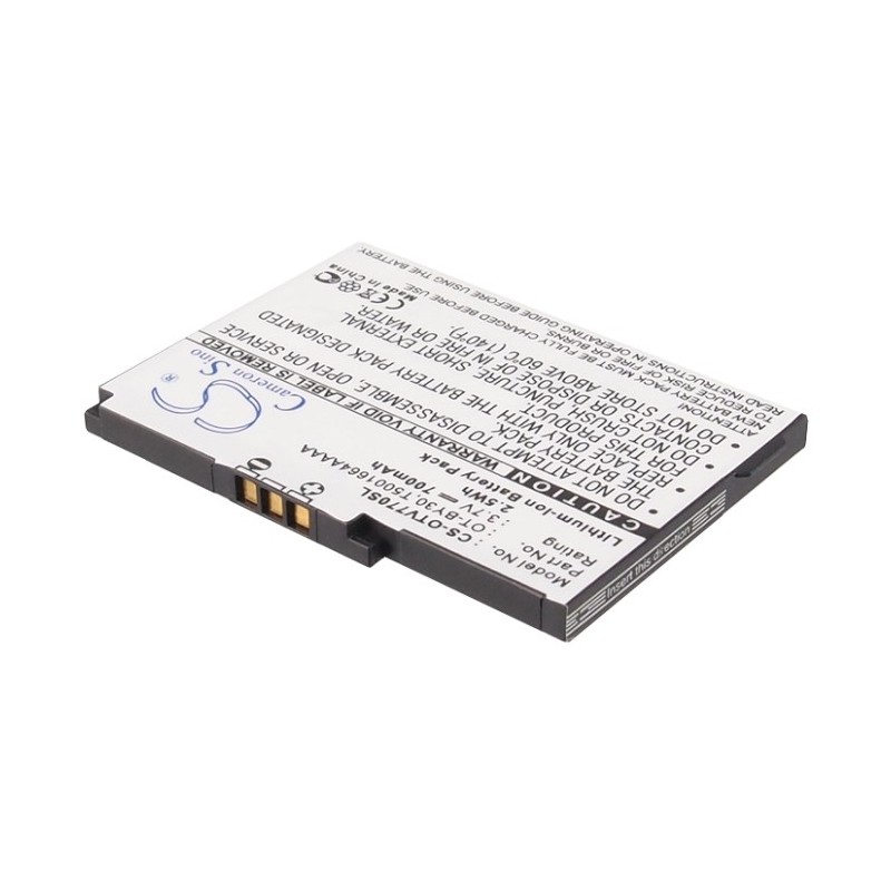 Batterie pour Alcatel OT-BY30 (700 mAh/2.59 Wh, 3.7 V)