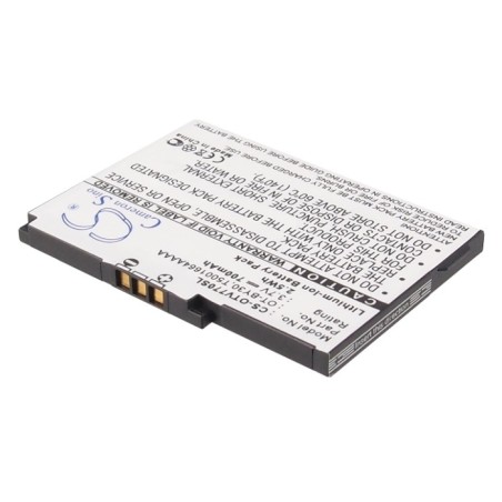 Batterie pour Alcatel OT-V770 (700 mAh/2.59 Wh, 3.7 V)