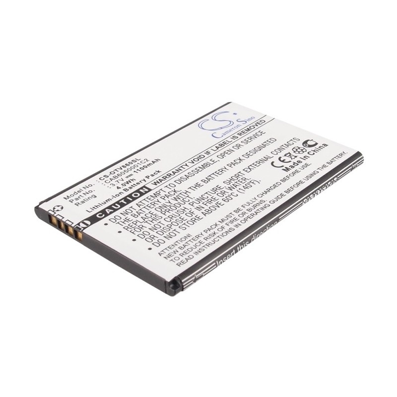 Batterie pour Vodafone Smart II (1100 mAh/4.07 Wh, 3.7 V)