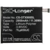 Batterie pour Alcatel 3C (2950 mAh/11.36 Wh, 3.85 V)