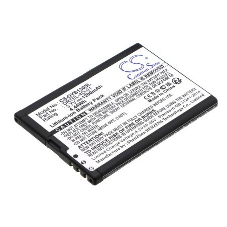 Batterie pour MyPhone BS-02 (1200 mAh/4.44 Wh, 3.7 V)