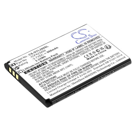 Batterie pour Olympia 2218 (900 mAh/3.33 Wh, 3.7 V)