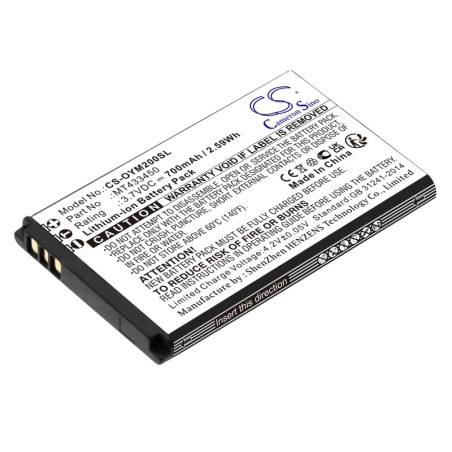 Batterie pour Olympia MT433450 (700 mAh/2.59 Wh, 3.7 V)